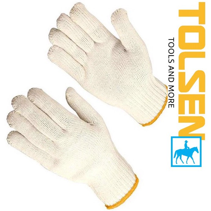 Bao Tay Găng Tay Bảo Hộ Lao Động Vải Len size XL Working Gloves TOLSEN 45001