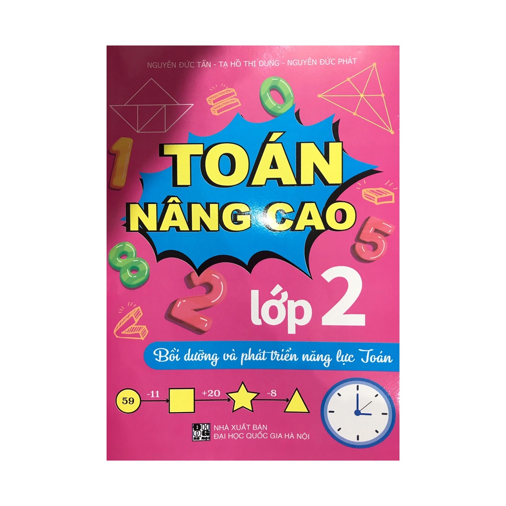 Sách - Toán nâng cao bồi dưỡng và phát triển năng lực Toán lớp 2 ( màu hồng )
