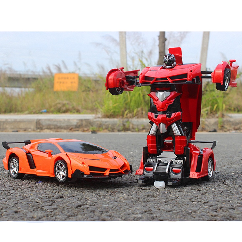 Đồ Chơi Xe Hơi Biến Hình Robot Điều Khiển Từ Xa 2 Trong 1 Cho Trẻ Em