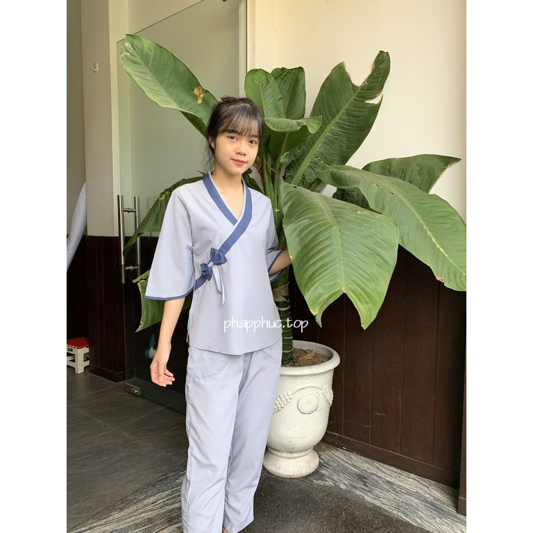Áo lam đi chùa - Nơ Phối