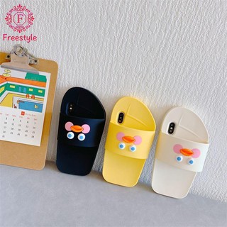 Ốp lưng thiết kế hình chiếc dép mặt vịt đáng yêu cho IPhone 6 6S 6P 6SP 7 8 7P 8P X XS XR