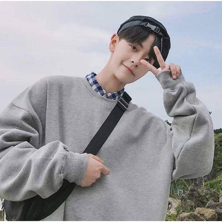 Áo Sweater ❤️FREESHIP❤️ Form Rộng Saro Đơn Giản Mềm Mại Dễ Phối Đồ