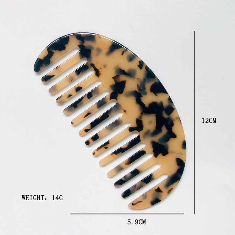 Lược Chải Tóc Chống Tĩnh Điện Họa Tiết Da Báo Thời Trang