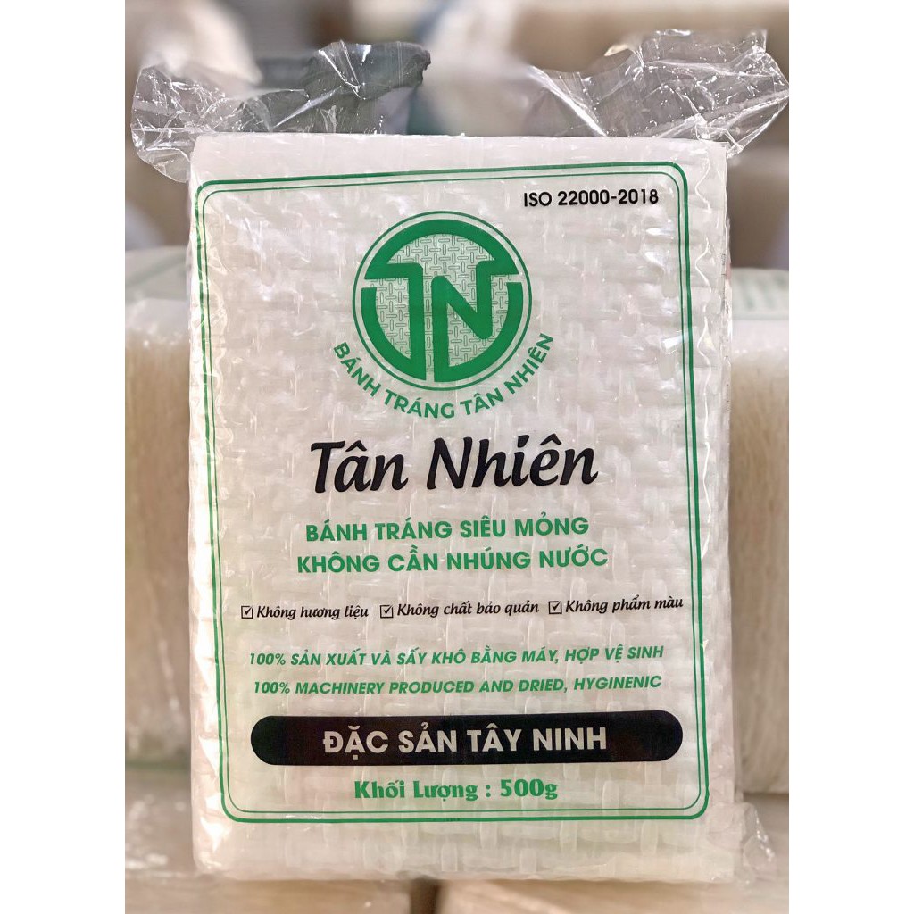 Bánh tráng Tân Nhiên 470G - Bánh tráng siêu mỏng - Đặc sản Tây Ninh