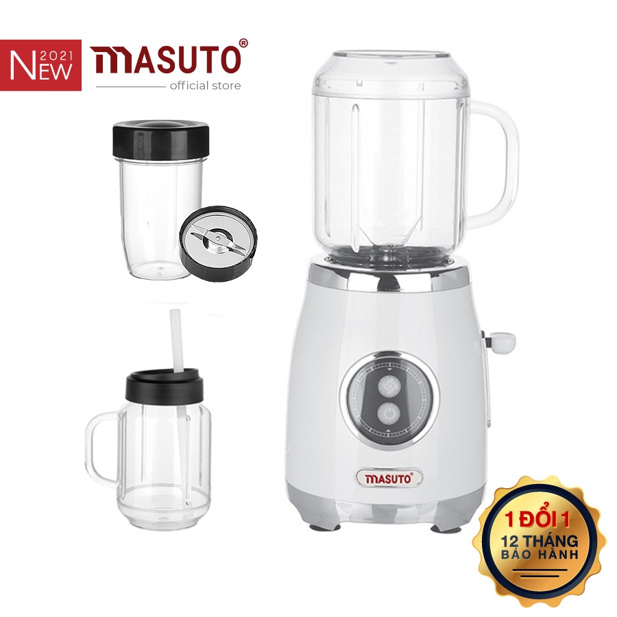 [Mã ELHA22 giảm 5% đơn 300K] Máy xay hạt chuyên dụng Masuto Blender xay sinh tố, xay hạt siêu nhanh nhuyễn mịn chỉ 5s