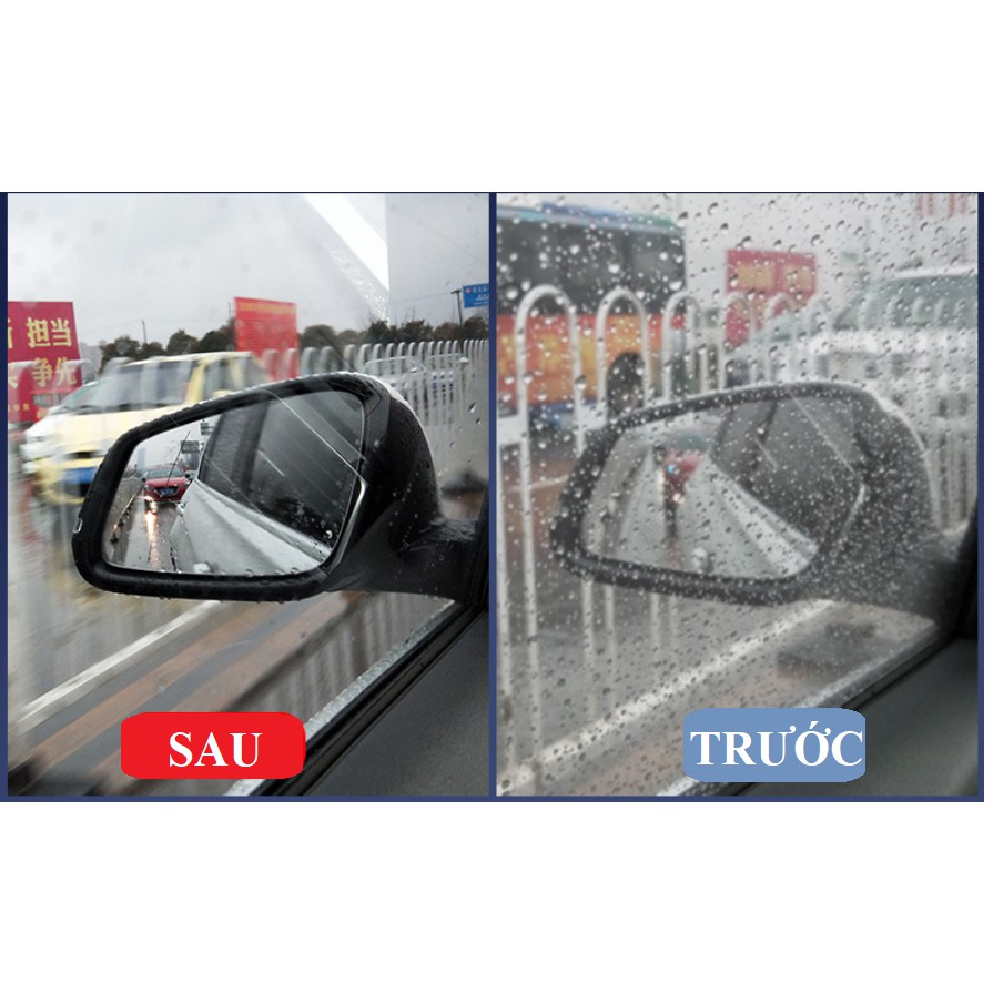 Chai xịt phủ nano chống mưa ANTI-RAIN AGENT cho kính trước xe, cửa sổ xe, gương chiếu hậu hiệu Shuaxinbao (100ml)