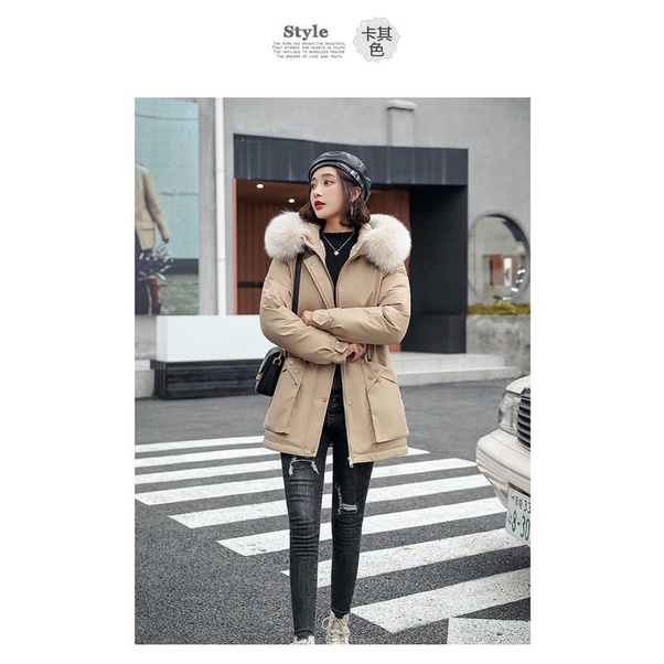 Áo Phao Parka Túi Hộp Màu Nâu Tây Sang Chảnho | BigBuy360 - bigbuy360.vn