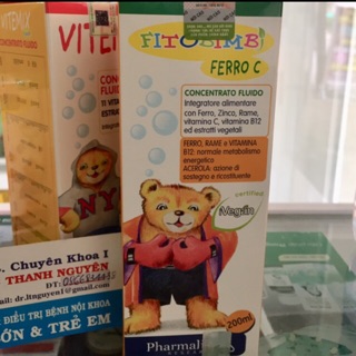 ✅(hàng công ty date xa) Ferro C siro sắt & C