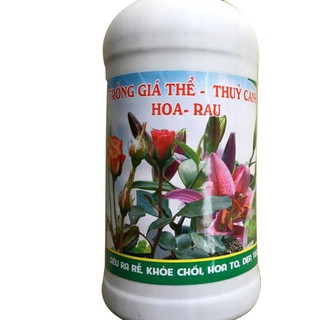 Dung dịch thuỷ canh chuyên dùng cho hoa, cây cảnh và rau ăn lá 1L nhập khẩu-  chuyên dụng.