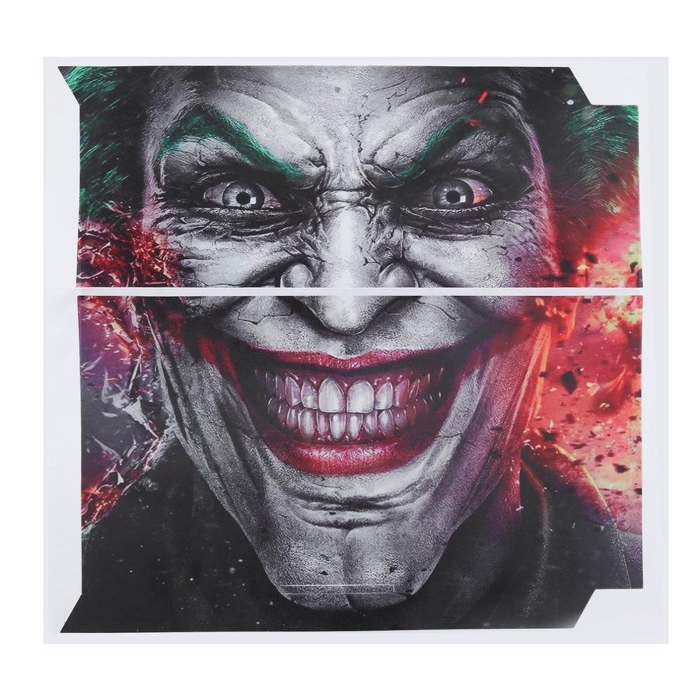 1 bộ Joker Vinly Skin Sticker Clown Gamepad Stickers cho Sony cho PS4 cho PlayStation 4 và 2 bộ điều khiển Skins Bán buôn