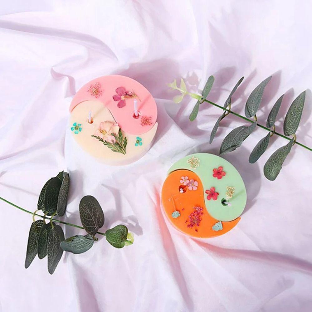 Khuôn Làm Nến Thơm Để Bàn Bằng Silica Gel Hình 3D Sáng Tạo DIY