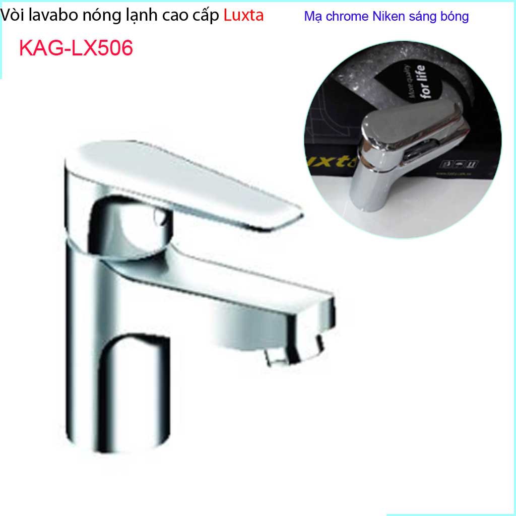 Vòi lavabo nóng lạnh cao cấp Luxta, vòi chậu cao cấp KAG-LX506