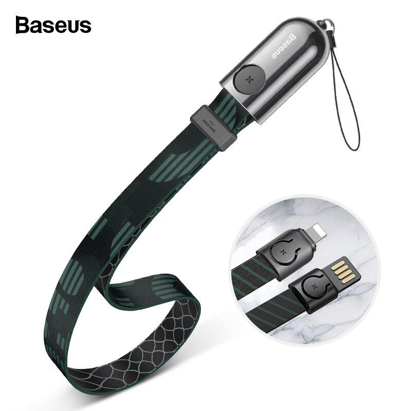 Baseus usb data cable for iphone portable quick charger mobile phone cable for iphone xs max x xr 8 7 6s 6 cord plus
