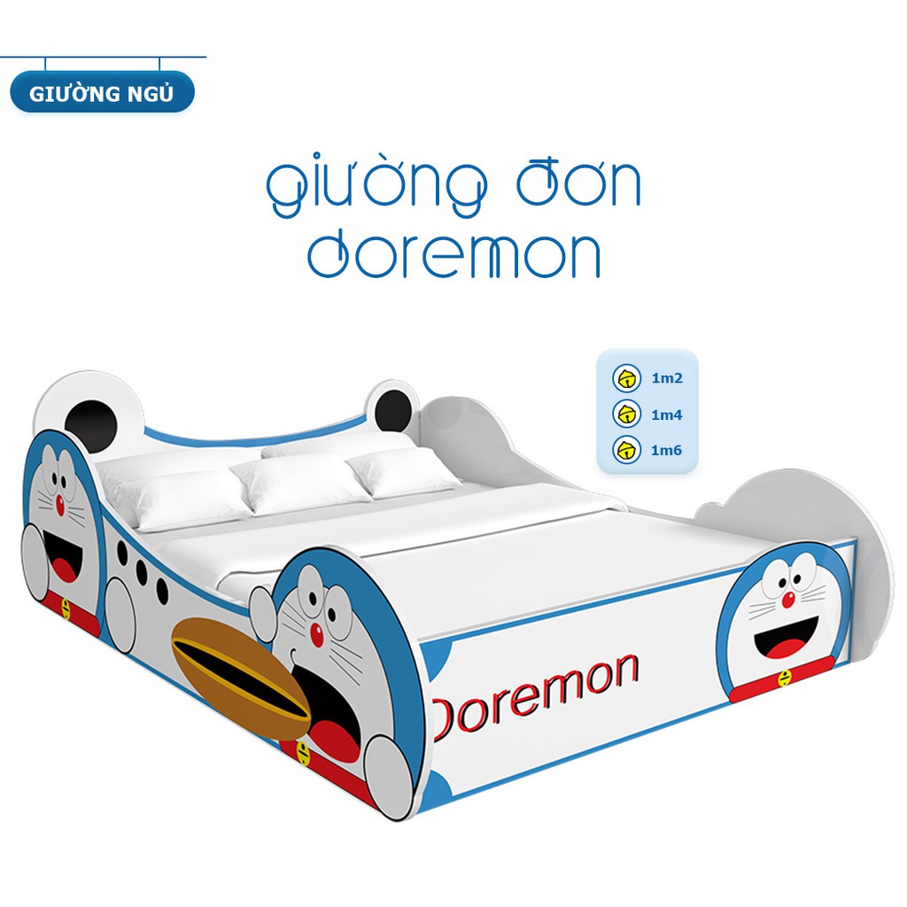Giường trẻ em Doremon 1m2 1m4 1m6