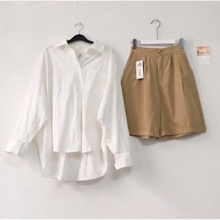 Quần Shorts Lửng 3 Màu Ống Rộng