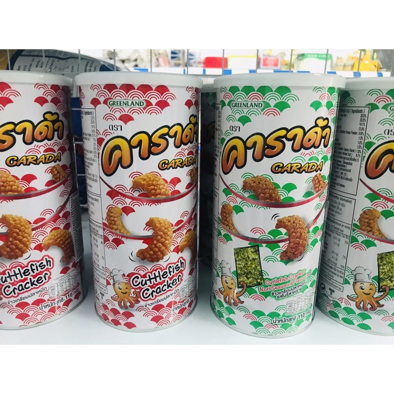 snack mực lon Thái Lan