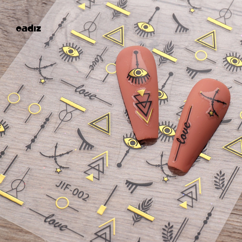 Miếng Dán Trang Trí Móng Tay Hình Ngôi Sao/ Trái Tim/ Mặt Trăng/ Ngôi Sao Dễ Thương