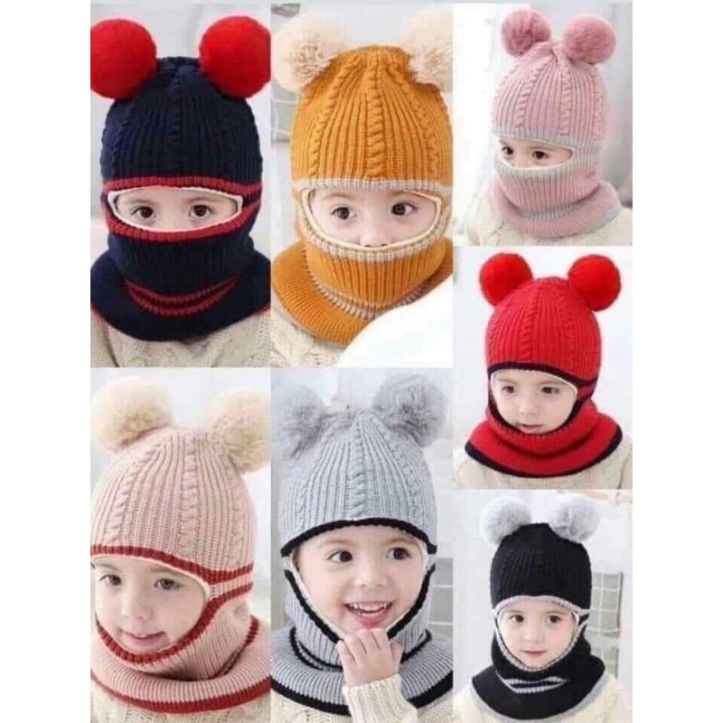 MŨ LEN NINJA CHO BÉ DÀY DẶN ĐÁNG YÊU