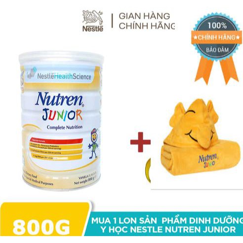 (tặng quà)Mua 1 Lon Sản phẩm dinh dưỡng y học Nutren Junior - 800g