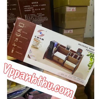 Cắm bút gỗ để bàn lớn 1038