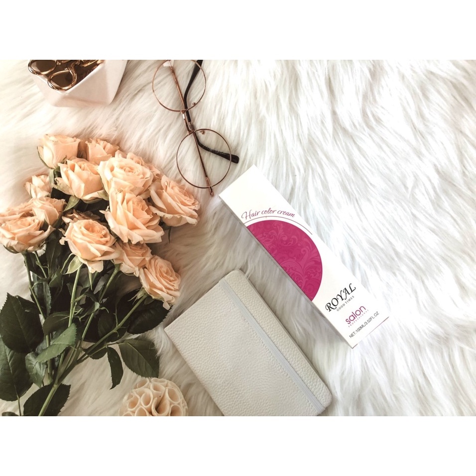 Màu Nhuộm Tóc Cao Cấp ROYAL SALON Giúp Tóc Lên Màu Chuẩn Không Khô Tóc Hương Thơm Nhẹ MP Nga Hà