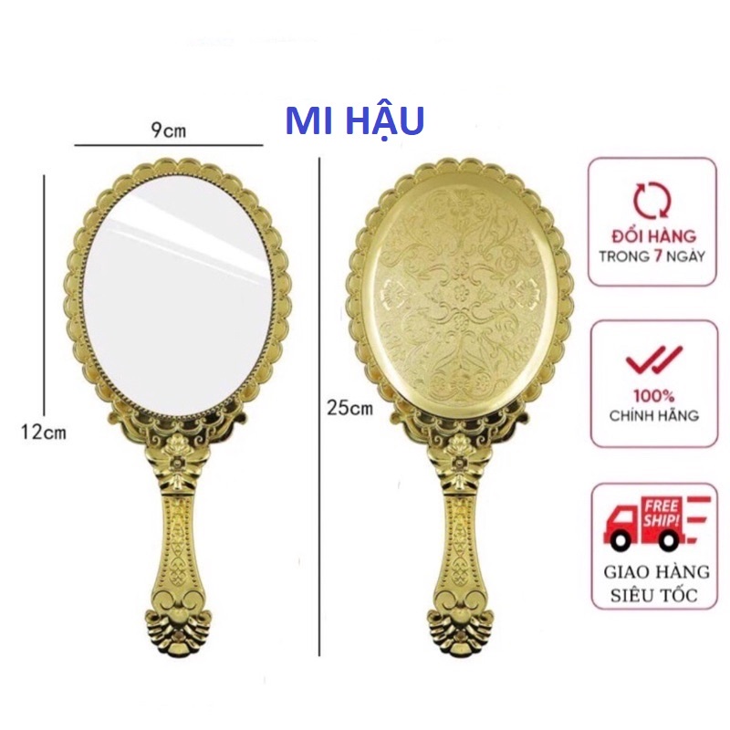 Gương Hoàng Cung Cầm Tay Trang Điểm, Gương Công Chúa