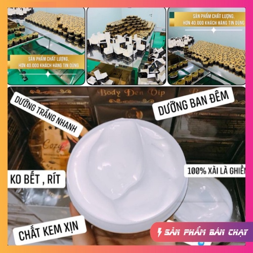 Kem Body Vip đen Spa Cozy 250gram tặng kèm 1 set tắm trắng - CZ1