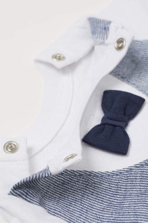 Set vest có nơ bé trai hm