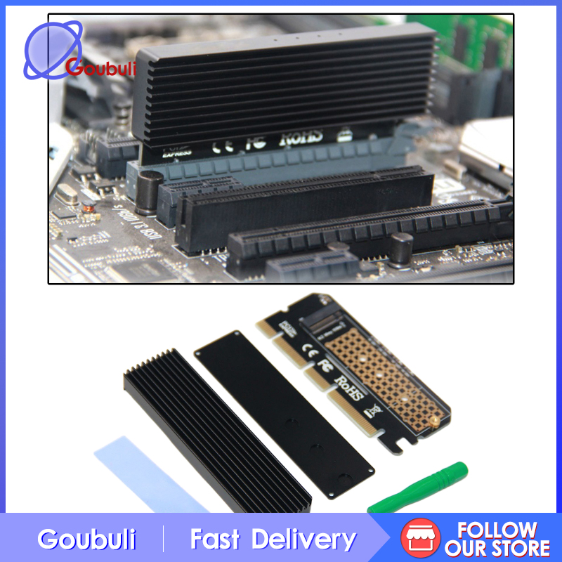 [Goubuli]PCIe NVMe M.2 NGFF SSD to PCI-E PCI express 3.0 x4 x8 x16 adapter For 2280