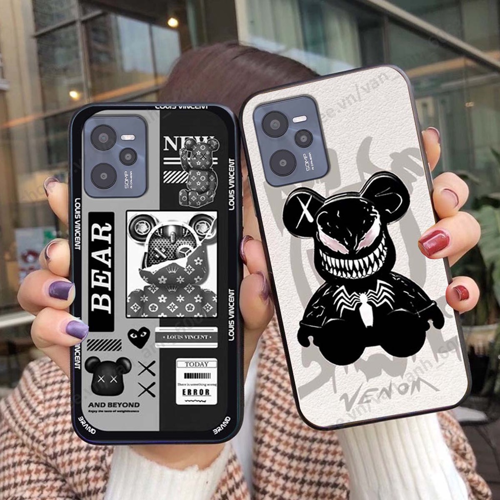 Ốp lưng Realme C35 hình kaws, bear brick, venom thời trang siêu ngầu