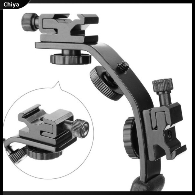 Giá Đỡ Đèn Flash Máy Ảnh Chữ L Chuyên Dụng Cho Flash DSLR