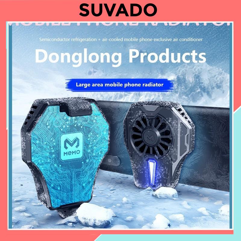 Quạt tản nhiệt gaming MEMO DL01 sò lạnh siêu mát cho điện thoại SUVADO