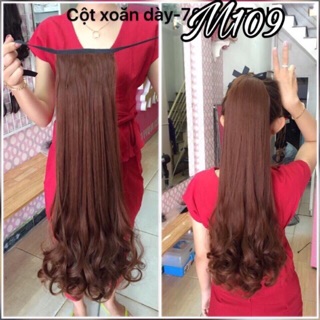 Tóc giả cột xoăn đuôi