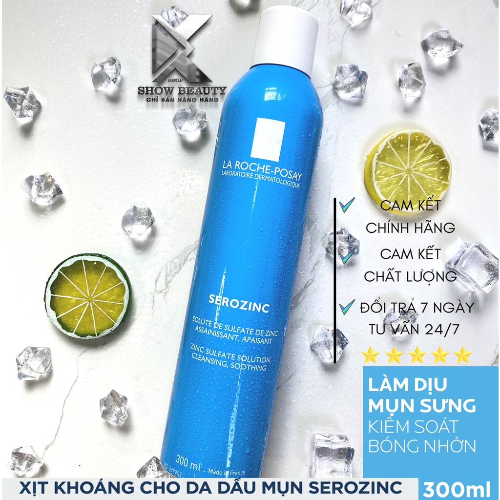 Xịt Khoáng La Roche Posay Giúp Làm Sạch Và Làm Dịu Da - Serozinc 300ml