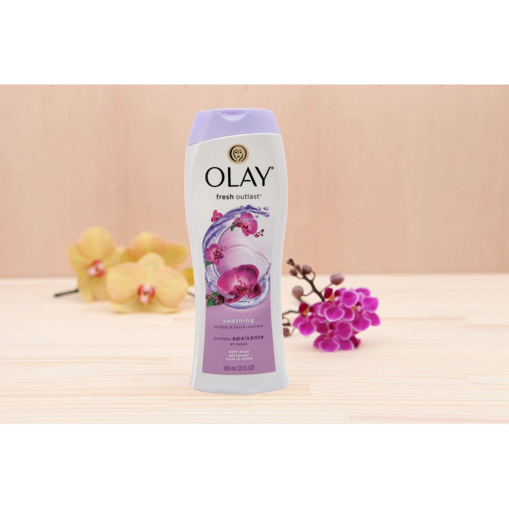 Sữa Tắm Olay Soothing Orchid & blackcurrant 650ml