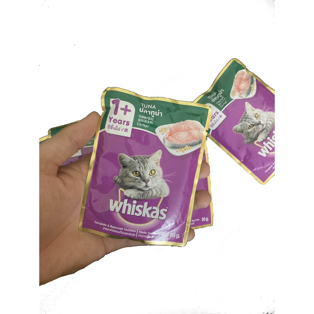 Thức ăn Pate Whiskas cho mèo 85gram