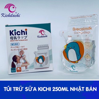 Túi trữ sữa Kichilachi, Babuu 250ml Nhật bản