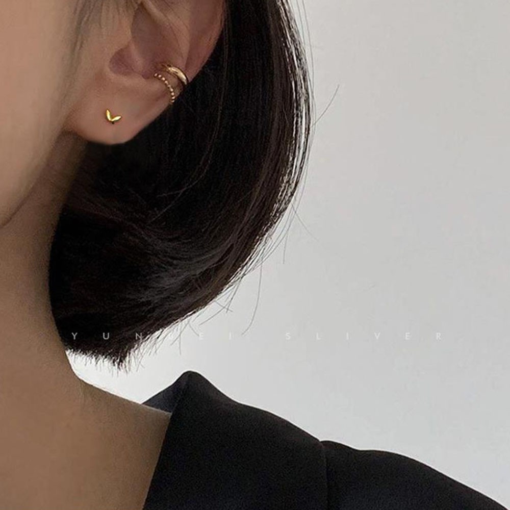Bông tai thiết kế hình chiếc lá hợp thời trang cho nữ