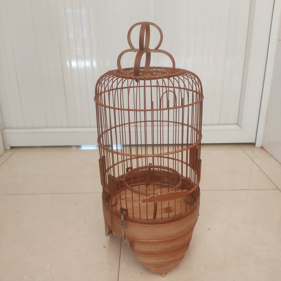 Lồng chim vành khuyên - Lồng chim tre đường kính 22 cm