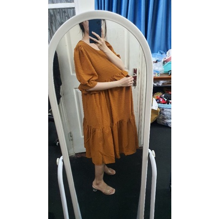 Thanh lý váy petbychang used 90% bầu bí thoải mái