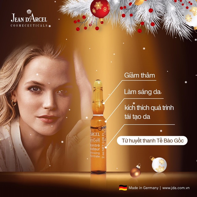 Huyết thanh tế bào gốc Jean D'arcel giúp làm trẻ hóa và sáng da J48 - Renewing Concentrate