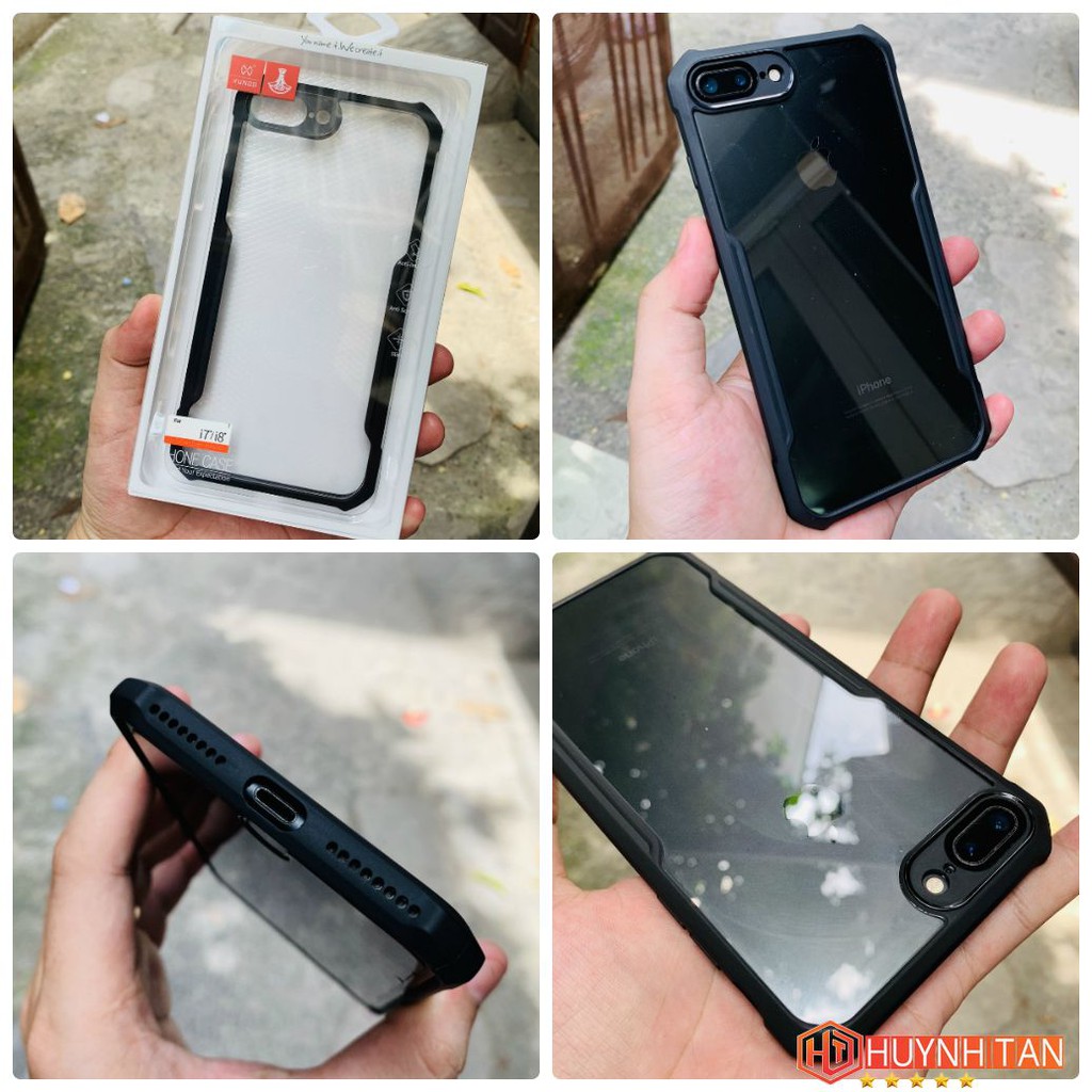 Ốp lưng iphone 14 pro max 14 13 12 11 pro max ip x xs max xr 7 8 plus XUNDD trong suốt chống sốc chính hãng huỳnh tân