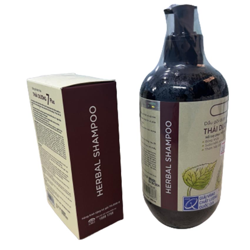 Dầu Gội Dược Liệu Thái Dương 7 Plus - Giúp Tóc Suôn Mềm, Khỏe Tự Nhiên - cvspharmacy