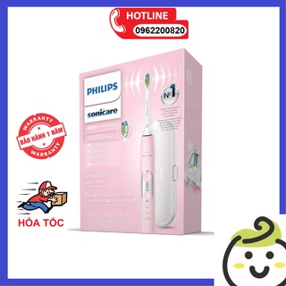 Bàn chải điện Philips Sonicare 6100 - Bàn chải đánh răng điện 3 chế độ, điều chỉnh lực chải.