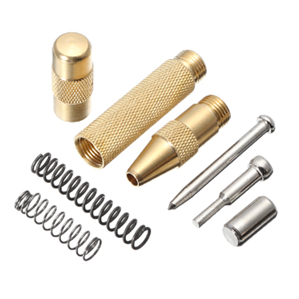 Automatic Centre Punch 5'' Automatic Center Pin Punch Strike Spring Loaded Marking Starting Holes Tool Chisel Steel