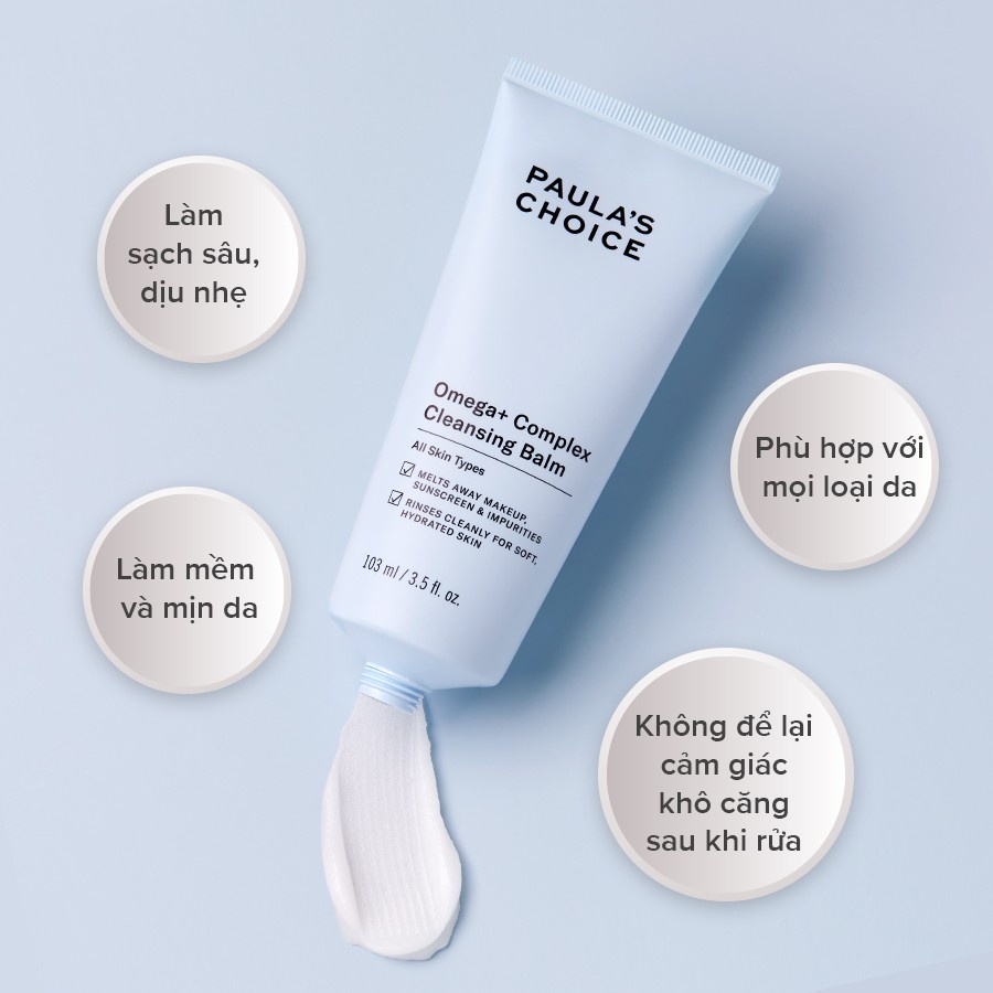 Sữa rửa mặt dạng sáp mềm mịn Paula's Choice Omega + Complex Cleansing Balm 103ml 3380