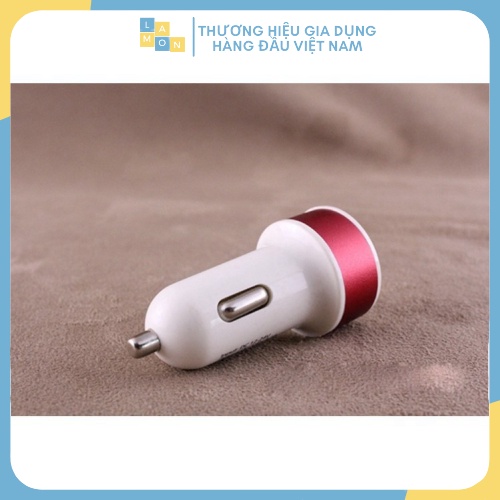 &lt;CÓ HỘP&gt;Đầu Sạc 2 Cổng USB Đa Chức Năng Trên Ô Tô 88155 Lamon Store