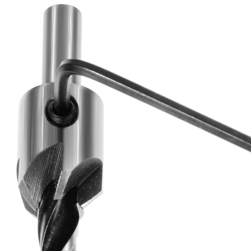 Bộ 6 mũi khoan thép EKEZ tốc độ cao HSS thiết kế 3 cạnh tăng độ chính xác 3mm/8mm/10mm