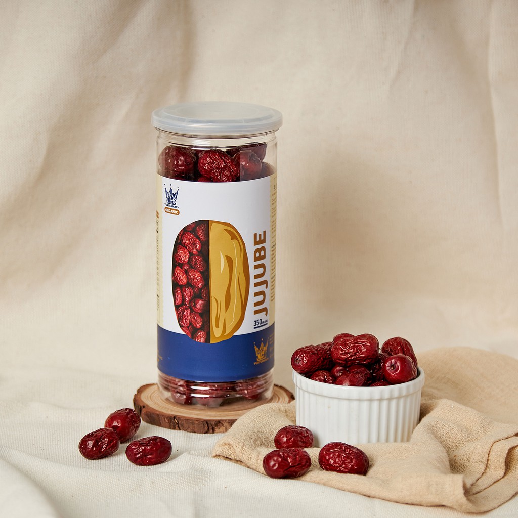  Táo Đỏ Hàn Quốc Vua Yến Mạch thượng hạng sấy khô đặc biệt loại 1 hộp 350gr Healthy Food