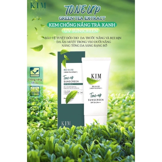 KEM CHỐNG NẮNG TONE-UP KIMNATURAL
